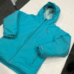 Columbia coat titanium Omni tech girls 10–12 sportswear blue‎ coat